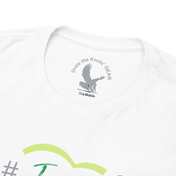 I Am Green & Growing T-Shirt Ty Howard Unisex Heavy Cotton Tee - Image 3