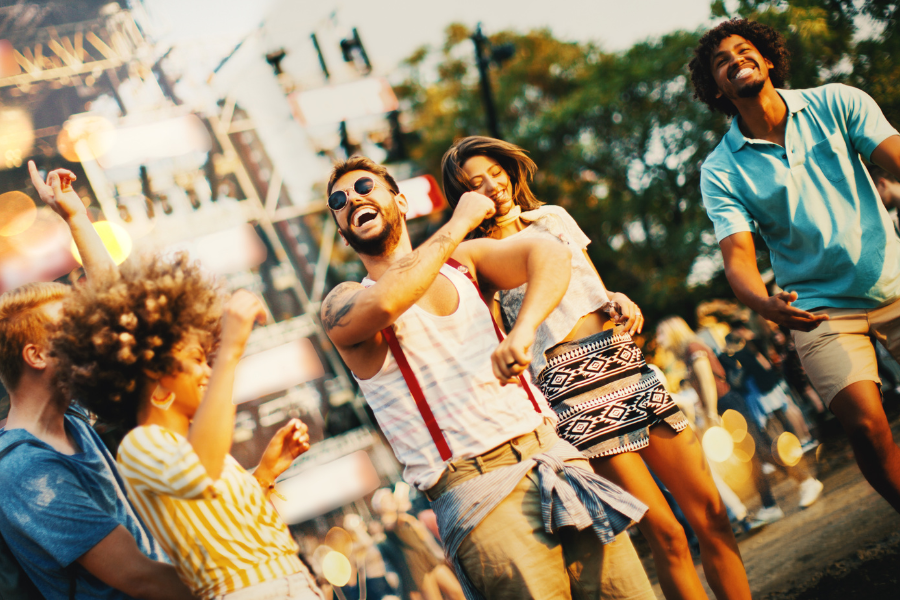 Poll asking Do you enjoy going to music festivals or outdoor concerts?