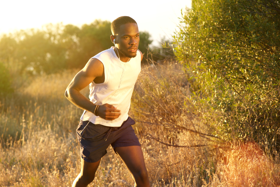 Poll asking Do you think staying active in warmer months is easier than in colder months?” width=